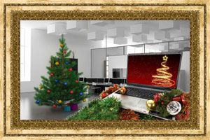 Click to preview the Christmas Laptop Tree ecard